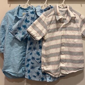 Children's place bundle button-down collared dress shirts boys size S Small 5 6